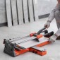 VEVOR 600 mm Χειροκίνητος κόφτης πλακιδίων, αναβαθμισμένο συρόμενο εργαλείο κοπής κεφαλής με βάση ελατηρίου, γωνιακό φράχτη, τροχός κοπής καρβιδίου βολφραμίου, Οδηγός ευθυγράμμισης, για επαγγελματίες DIY, κεραμικά, πλακάκια δαπέδου και τοίχου