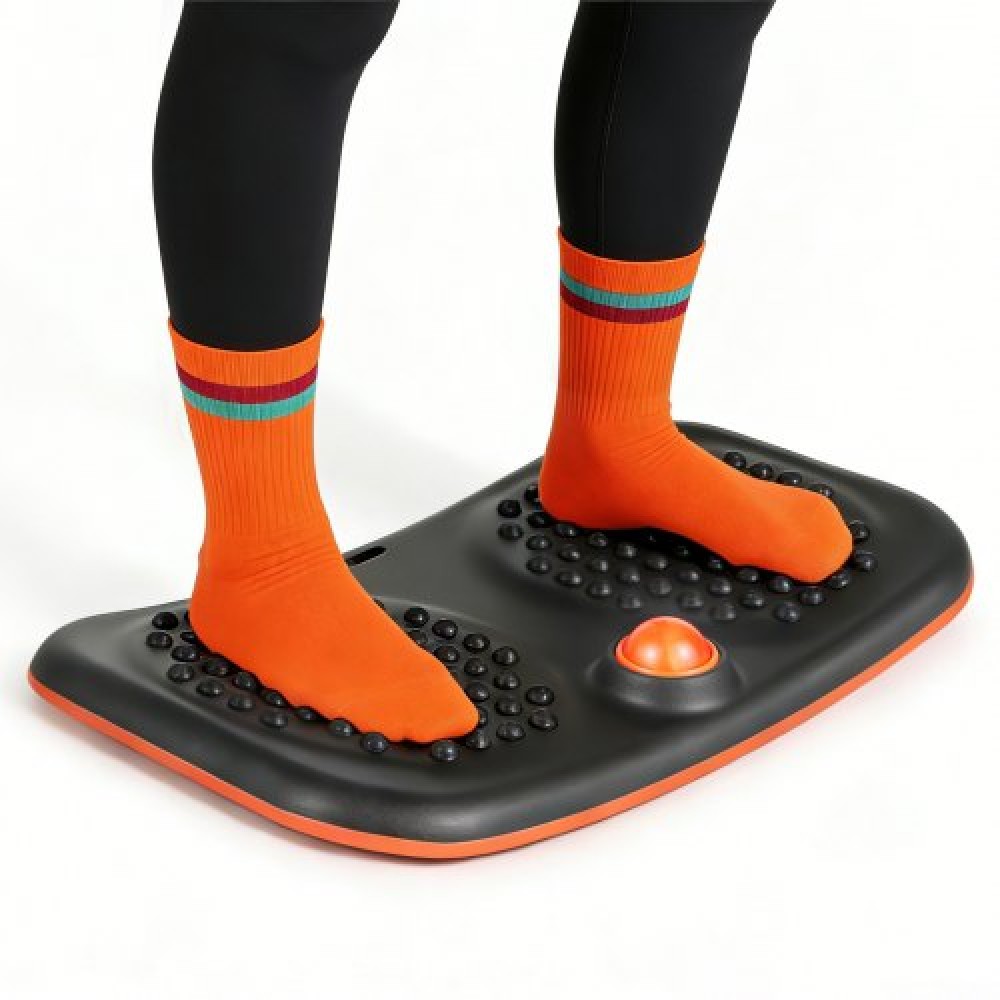 VEVOR Balance Board, Wobble Board Trainer για ενήλικες, Premium Balance Training Equipment Rocker, Compact & ελαφρύ για βασικές προπονήσεις, όρθια άσκηση στο γραφείο, γυμναστήριο στο σπίτι, γραφείο, σταθμός εργασίας, μαύρο