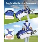 Τσάντα VEVOR Golf Cart, 7 Way Top Divider Organizer, Club Stand Bag με ολόσωμο διαχωριστικό, λαβές, διπλά πόδια στήριξης, τσέπες αποθήκευσης, διπλοί ιμάντες ώμου, κουκούλα βροχής, ελαφρύ για άνδρες και γυναίκες