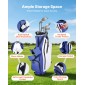 Τσάντα VEVOR Golf Cart, 7 Way Top Divider Organizer, Club Stand Bag με ολόσωμο διαχωριστικό, λαβές, διπλά πόδια στήριξης, τσέπες αποθήκευσης, διπλοί ιμάντες ώμου, κουκούλα βροχής, ελαφρύ για άνδρες και γυναίκες