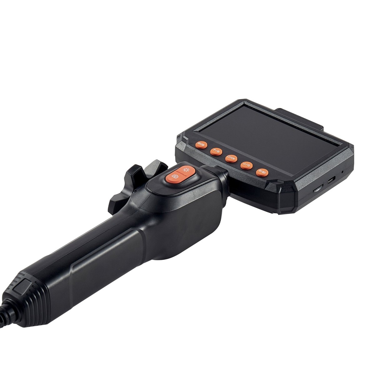 Κάμερα VEVOR αρθρωτό borescope με φως, αμφίδρομο αρθρωτό ενδοσκόπιο, λεπτός φακός 6,2 mm, οθόνη IPS 4,3", ζουμ 8X, αδιάβροχη κάμερα επιθεώρησης IP67 για αυτοκίνητα, μηχανολογικός εξοπλισμός (καλώδιο 1,5 m)