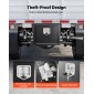 Κιβώτιο εργαλείων VEVOR Underbody Truck, 457 x 305 x 356 mm Κουτί αποθήκευσης τρέιλερ από χάλυβα βαρέως τύπου με κλειδαριά & κλειδιά, αδιάβροχη οργάνωση αποθήκευσης τρέιλερ κάτω από το αμάξωμα με λαβή T για φορτηγό, Van, SUV, Μαύρο