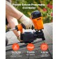 VEVOR Roofing Nailer CN45C, 19mm έως 45mm Πιστόλι καρφιών στέγης 15 μοιρών με δύο λειτουργίες πυροδότησης & ρύθμιση βάθους χωρίς εργαλεία, 4,8-7,5 Bar Πνευματικό καρφωτικό πηνίου για έρπητα ζωστήρα ασφάλτου, επένδυση οροφής