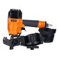 VEVOR Roofing Nailer CN45C, 19mm έως 45mm Πιστόλι καρφιών στέγης 15 μοιρών με δύο λειτουργίες πυροδότησης & ρύθμιση βάθους χωρίς εργαλεία, 4,8-7,5 Bar Πνευματικό καρφωτικό πηνίου για έρπητα ζωστήρα ασφάλτου, επένδυση οροφής