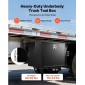 VEVOR Underbody Truck Tool Box, 914 x 609 x 609 mm Κουτί αποθήκευσης τρέιλερ από χάλυβα βαρέως τύπου με κλειδαριά & κλειδιά, αδιάβροχη οργάνωση αποθήκευσης τρέιλερ κάτω από το αμάξωμα με λαβή T για φορτηγό, Van, SUV, Μαύρο