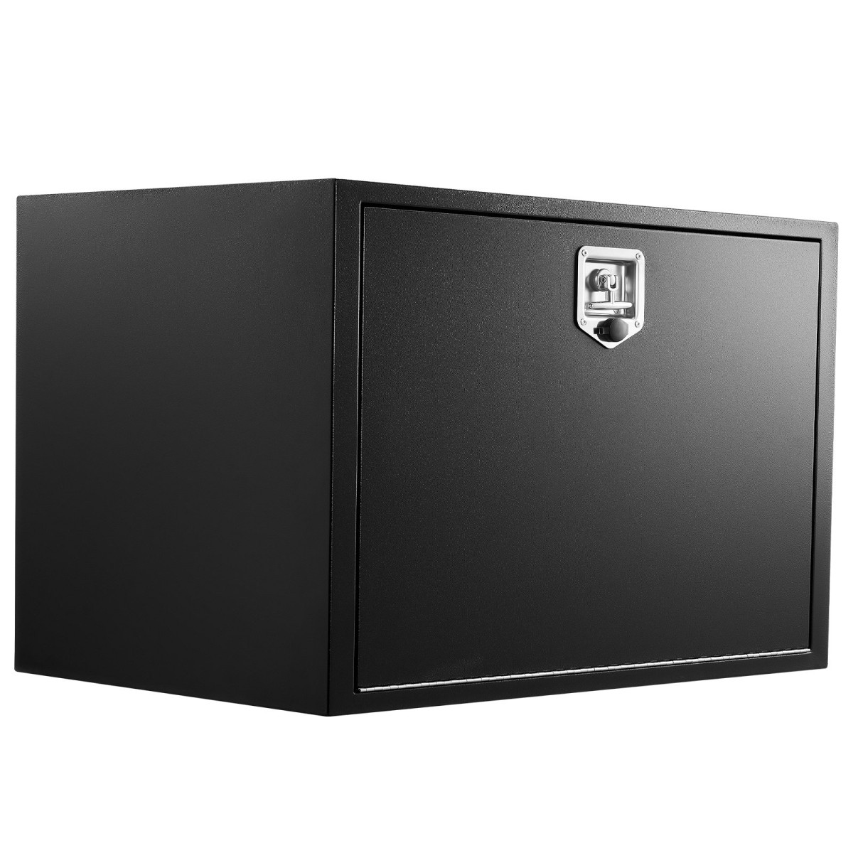 VEVOR Underbody Truck Tool Box, 914 x 609 x 609 mm Κουτί αποθήκευσης τρέιλερ από χάλυβα βαρέως τύπου με κλειδαριά & κλειδιά, αδιάβροχη οργάνωση αποθήκευσης τρέιλερ κάτω από το αμάξωμα με λαβή T για φορτηγό, Van, SUV, Μαύρο