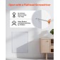 Πάνελ πρόσβασης VEVOR για γυψοσανίδα, 84x64 cm Πόρτα πρόσβασης από γαλβανισμένο χάλυβα, Εύκολη εγκατάσταση μεντεσέδες πάνελ σέρβις με μάνταλο κατσαβιδιού, για υδραυλικές εγκαταστάσεις οροφής ηλεκτρικά, 62x82 cm Μέγεθος αποκοπής Λευκό