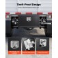 Κιβώτιο εργαλείων VEVOR Underbody Truck, 609 x 305 x 356 mm Κουτί αποθήκευσης τρέιλερ από χάλυβα βαρέως τύπου με κλειδαριά και κλειδιά, αδιάβροχη οργάνωση αποθήκευσης τρέιλερ κάτω από το αμάξωμα με λαβή T για φορτηγό, Van, SUV, Μαύρο
