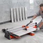 VEVOR 1000 mm Χειροκίνητος κόφτης πλακιδίων, αναβαθμισμένο συρόμενο εργαλείο κοπής κεφαλής με βάση με ελατήριο, γωνιακός φράκτης, τροχός κοπής καρβιδίου βολφραμίου, Οδηγός ευθυγράμμισης, για επαγγελματίες DIY, κεραμικά, πλακάκια δαπέδου και τοίχου