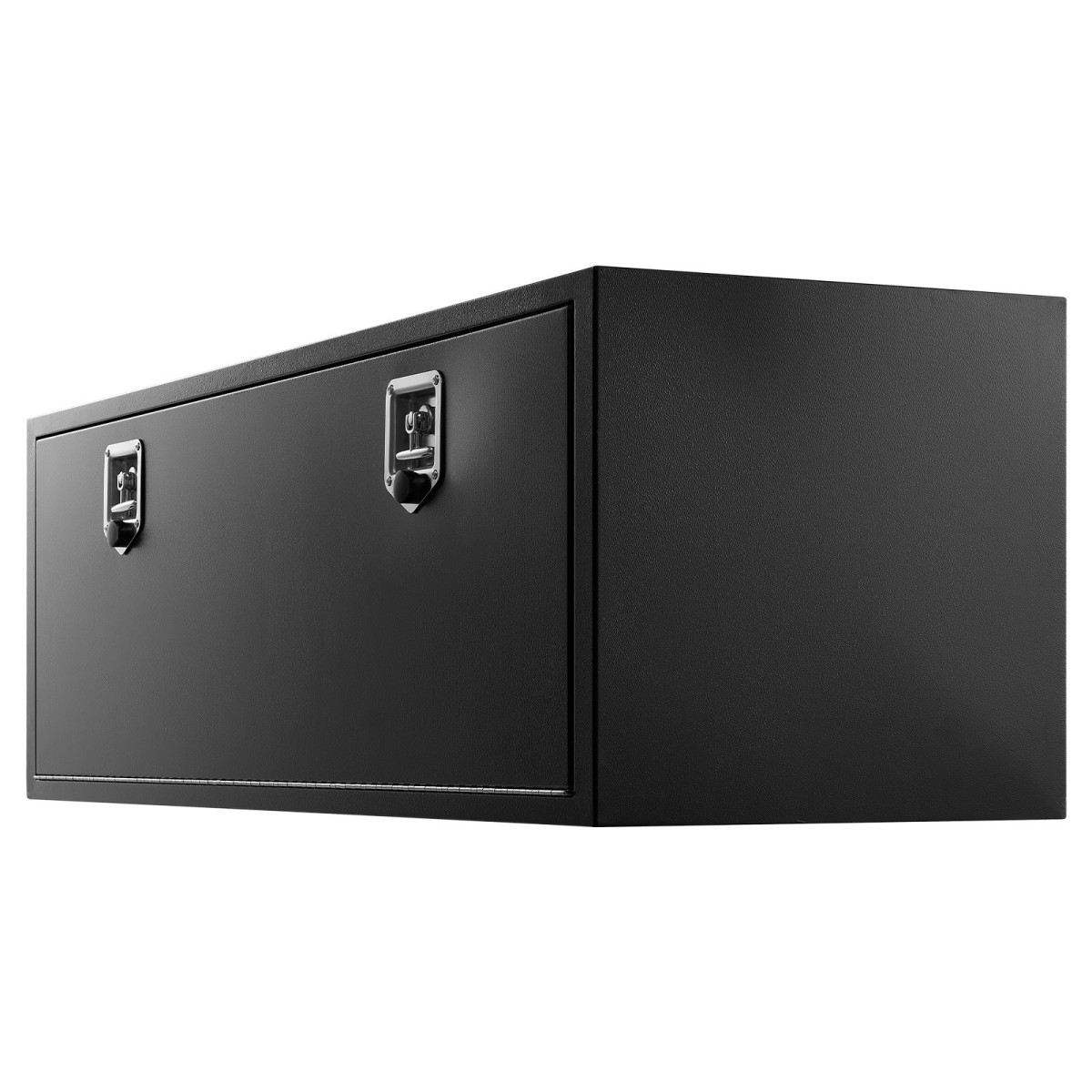 VEVOR Underbody Truck Tool Box, 1524 x 457 x 457 mm Κουτί αποθήκευσης τρέιλερ από χάλυβα βαρέως τύπου με κλειδαριά και κλειδιά, αδιάβροχη οργάνωση αποθήκευσης τρέιλερ κάτω από το αμάξωμα με λαβή T για φορτηγό SUV, Μαύρο