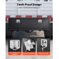 VEVOR Underbody Truck Tool Box, 1524 x 457 x 457 mm Κουτί αποθήκευσης τρέιλερ από χάλυβα βαρέως τύπου με κλειδαριά και κλειδιά, αδιάβροχη οργάνωση αποθήκευσης τρέιλερ κάτω από το αμάξωμα με λαβή T για φορτηγό SUV, Μαύρο