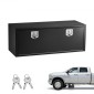 Κιβώτιο εργαλείων VEVOR Underbody Truck, 1219 x 457 x 457 mm Κουτί αποθήκευσης τρέιλερ από ατσάλι βαρέως τύπου με κλειδαριά και κλειδιά, αδιάβροχη οργάνωση αποθήκευσης τρέιλερ κάτω από το αμάξωμα με λαβή T για φορτηγό SUV, Μαύρο