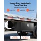 VEVOR Underbody Truck Tool Box, 914 x 457 x 457 mm Κουτί αποθήκευσης τρέιλερ από χάλυβα βαρέως τύπου με κλειδαριά και κλειδιά, αδιάβροχη οργάνωση αποθήκευσης τρέιλερ κάτω από το αμάξωμα με λαβή T για φορτηγό, Van, SUV, Μαύρο
