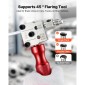 VEVOR Brake Line Flaring Tool Kit, 45° Single & Double Flare Tool για 4,75mm, 6,35mm χάλκινη σωλήνωση - με 2 μήτρες διαμόρφωσης, εργαλείο αφαίρεσης γρεζιών και εργαλειοθήκη για επισκευή υδραυλικών γραμμών φρένων αυτοκινήτων