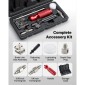VEVOR Brake Line Flaring Tool Kit, 45° Single & Double Flare Tool για 4,75mm, 6,35mm χάλκινη σωλήνωση - με 2 μήτρες διαμόρφωσης, εργαλείο αφαίρεσης γρεζιών και εργαλειοθήκη για επισκευή υδραυλικών γραμμών φρένων αυτοκινήτων