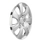 Καλύμματα τροχών VEVOR Hubcaps, σετ 16 ιντσών με κάλυμμα 4 τροχών, Αντικατάσταση τύπου OEM, R16 Snap μέγεθος σε Καπάκια τροχών, Universal 7 ακτίνων ABS καπάκια ζάντας ελαστικών για Hyundai Chevrolet Ford Honda, Ασημί