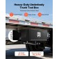 VEVOR Underbody Truck Tool Box, 686 x 254 x 254 mm Χάλυβας βαρέως τύπου κουτί αποθήκευσης τρέιλερ με κλειδαριά και κλειδιά, αδιάβροχη οργάνωση αποθήκευσης τρέιλερ κάτω από το αμάξωμα με λαβή T για φορτηγό, Van, SUV, Μαύρο