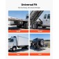 VEVOR Underbody Truck Tool Box, 686 x 254 x 254 mm Χάλυβας βαρέως τύπου κουτί αποθήκευσης τρέιλερ με κλειδαριά και κλειδιά, αδιάβροχη οργάνωση αποθήκευσης τρέιλερ κάτω από το αμάξωμα με λαβή T για φορτηγό, Van, SUV, Μαύρο
