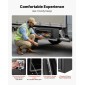 VEVOR Underbody Truck Tool Box, 686 x 254 x 254 mm Χάλυβας βαρέως τύπου κουτί αποθήκευσης τρέιλερ με κλειδαριά και κλειδιά, αδιάβροχη οργάνωση αποθήκευσης τρέιλερ κάτω από το αμάξωμα με λαβή T για φορτηγό, Van, SUV, Μαύρο