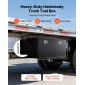 Κιβώτιο εργαλείων VEVOR Underbody Truck, 1219 x 609 x 609 mm Κουτί αποθήκευσης τρέιλερ από χάλυβα βαρέως τύπου με κλειδαριά και κλειδιά, αδιάβροχη οργάνωση αποθήκευσης τρέιλερ κάτω από το αμάξωμα με λαβή T για φορτηγό SUV, Μαύρο