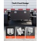 Κιβώτιο εργαλείων VEVOR Underbody Truck, 1219 x 609 x 609 mm Κουτί αποθήκευσης τρέιλερ από χάλυβα βαρέως τύπου με κλειδαριά και κλειδιά, αδιάβροχη οργάνωση αποθήκευσης τρέιλερ κάτω από το αμάξωμα με λαβή T για φορτηγό SUV, Μαύρο