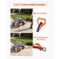 VEVOR Garden Dump Cart, 680kg Poly Dump Cart, Garden Carts Dumps Wagon με μηχανισμό Quick-Dumps 90°, Ρυθμιζόμενη λαβή, εύκαμπτα περιστρεφόμενα ρουλεμάν 270°, Yard Wagon για φυτά, έδαφος, καλλιέργειες
