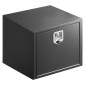 VEVOR Underbody Truck Tool Box, 609 x 457 x 457 mm Κουτί αποθήκευσης τρέιλερ από χάλυβα βαρέως τύπου με κλειδαριά & κλειδιά, αδιάβροχη οργάνωση αποθήκευσης τρέιλερ κάτω από το αμάξωμα με λαβή T για φορτηγό, Van, SUV, Μαύρο