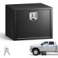 VEVOR Underbody Truck Tool Box, 609 x 457 x 457 mm Κουτί αποθήκευσης τρέιλερ από χάλυβα βαρέως τύπου με κλειδαριά & κλειδιά, αδιάβροχη οργάνωση αποθήκευσης τρέιλερ κάτω από το αμάξωμα με λαβή T για φορτηγό, Van, SUV, Μαύρο
