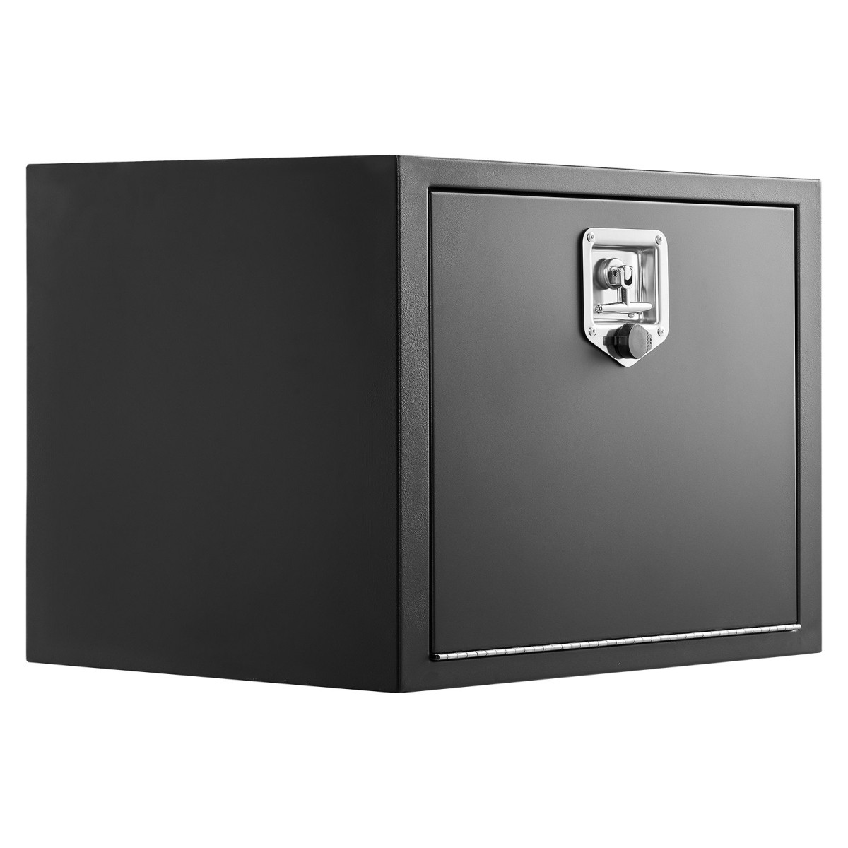 VEVOR Underbody Truck Tool Box, 609 x 457 x 457 mm Κουτί αποθήκευσης τρέιλερ από χάλυβα βαρέως τύπου με κλειδαριά & κλειδιά, αδιάβροχη οργάνωση αποθήκευσης τρέιλερ κάτω από το αμάξωμα με λαβή T για φορτηγό, Van, SUV, Μαύρο