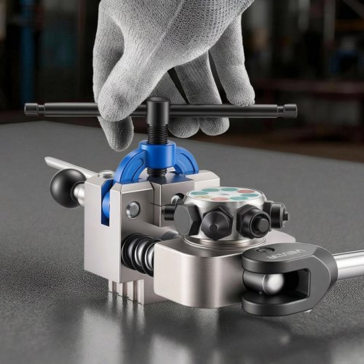 VEVOR Professional Brake Line Flaring Tool, 45 Degree Double Flare Bubble Flare Tool for 4,76mm, 6,35mm, 7,94mm, 9,52mm Χάλκινοι σωλήνες αλουμινίου από λεπτό χάλυβα