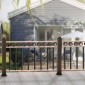 Μεταλλικά κάγκελα VEVOR Staircase, 29,5'' x 1'' Επίπεδοι διακοσμητικοί άξονες από κράμα αλουμινίου, 51 Pack κιγκλίδωμα καταστρώματος με βίδες, κλασικό κιγκλίδωμα κοίλου καταστρώματος με σατέν μαύρη επίστρωση σε σκόνη για βεράντα