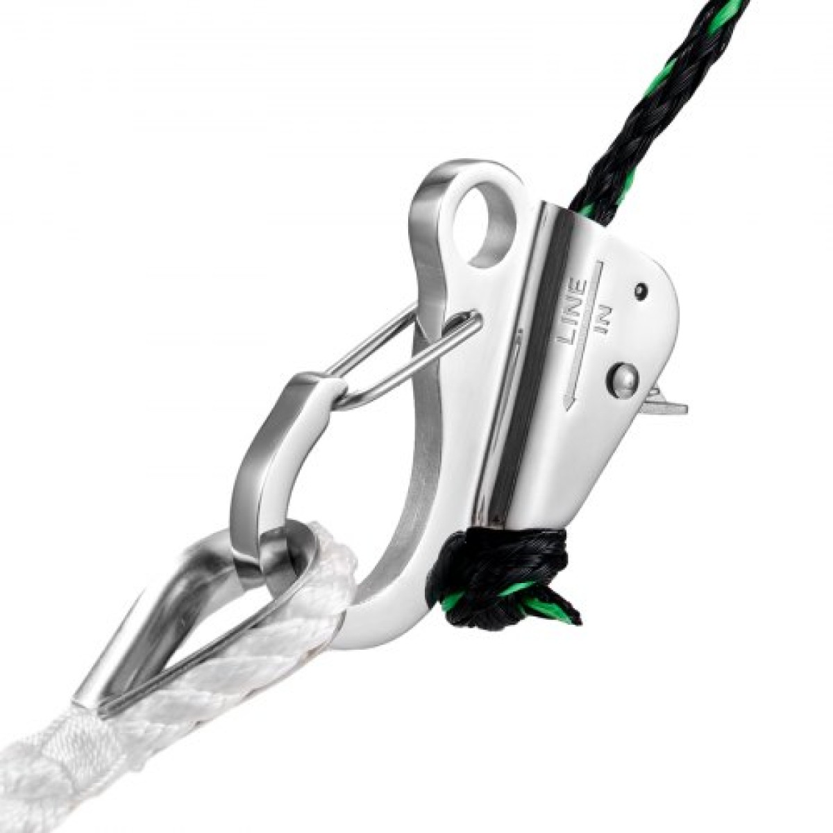 VEVOR Boat Anchor Hook, 304 Stainless Steel Slide Anchor, Notless Anchor System with Quick Release, Boat Anchor Hook Clips for 3/8" - 5/8" Boat Anchor Rope, Εύκολο στη χρήση, Χωράει 3700 LBS