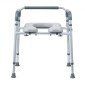 Καρέκλα κομό VEVOR, κομοδίνα με επένδυση με κάθισμα και μπράτσα, ρυθμιζόμενο ύψος 7 επιπέδων, αφαιρούμενος κάδος 5,8 λίτρων, εύκολο στη συναρμολόγηση, χωρητικότητα 350 LBS, υπερυψωμένο κάθισμα τουαλέτας για ενήλικες ηλικιωμένους