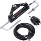 VEVOR Hydraulic Outboard Steering Kit, 150HP, Marine Boat Hydraulic Steering System, με κύλινδρο αμφίδρομης κλειδαριάς αντλίας τιμόνι και υδραυλικό σωλήνα διεύθυνσης 26 ποδιών, για μονοκινητήρια σκάφη ενός σταθμού