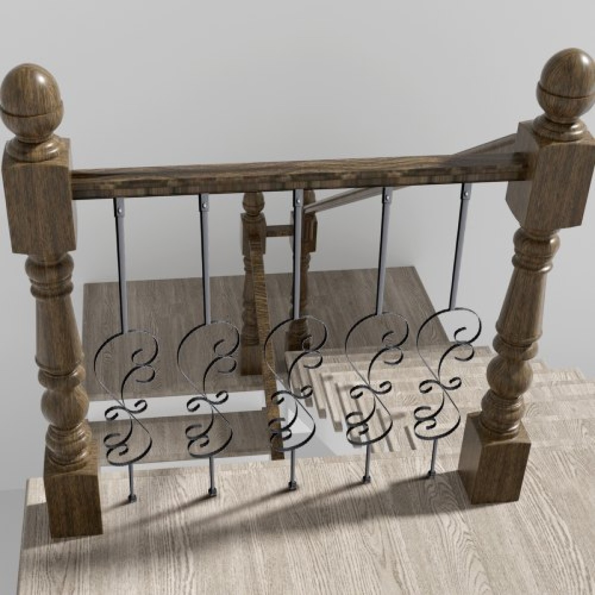 Μεταλλικά κάγκελα VEVOR Staircase, 44'' x 1/2" Διακοσμητικές άξονες από γαλβανισμένο χάλυβα, 5 Pack S Shape Deck Baluster, Κοίλο σατέν μαύρο σπειροειδές κιγκλίδωμα σκάλας με παπούτσια & βίδες