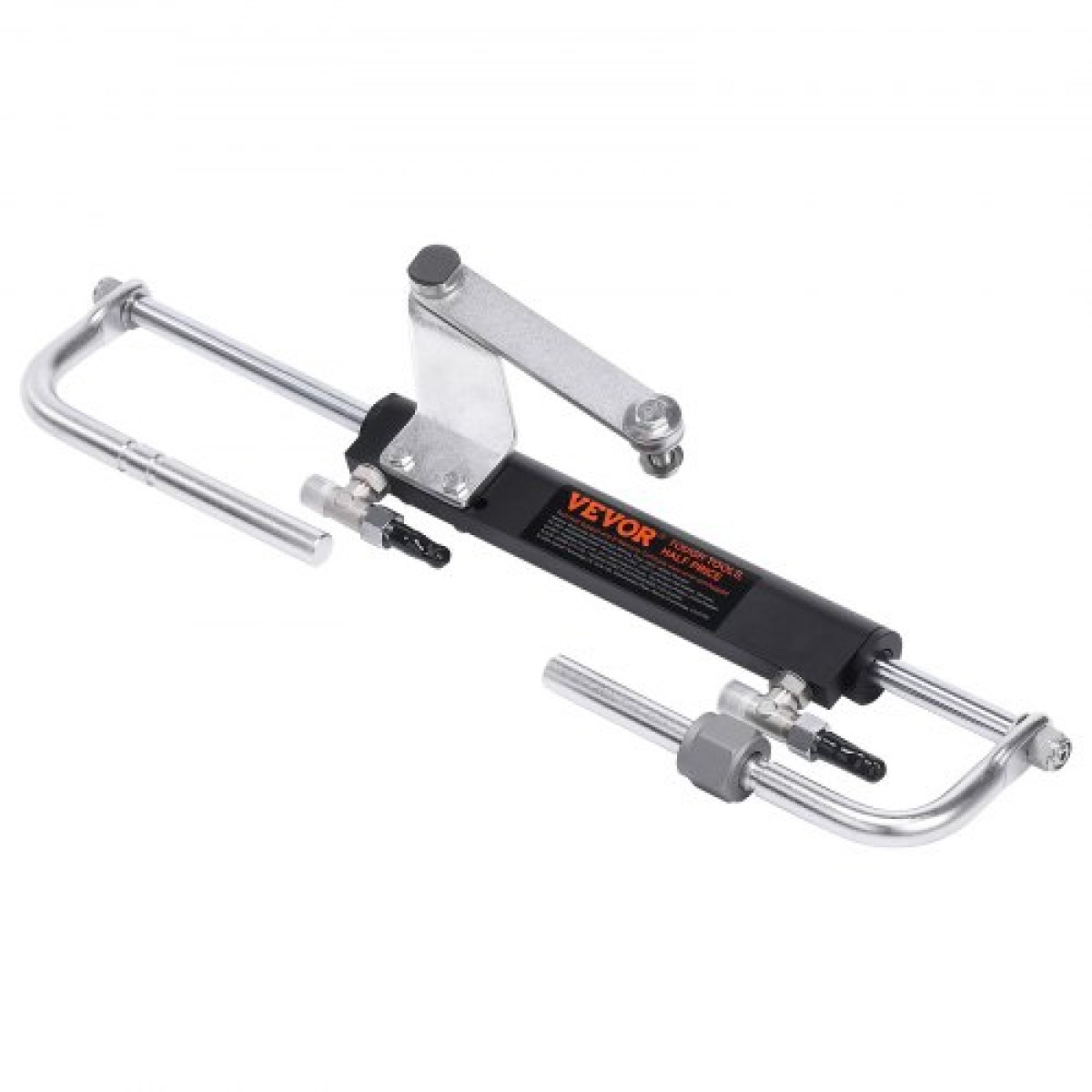 VEVOR Hydraulic Outboard Steering Kit, 90HP, Marine Boat Hydraulic Steering System, με κύλινδρο αμφίδρομης κλειδαριάς αντλίας τιμόνι και υδραυλικό σωλήνα διεύθυνσης 731,5 cm, για μονοκινητήρια σκάφη ενός σταθμού