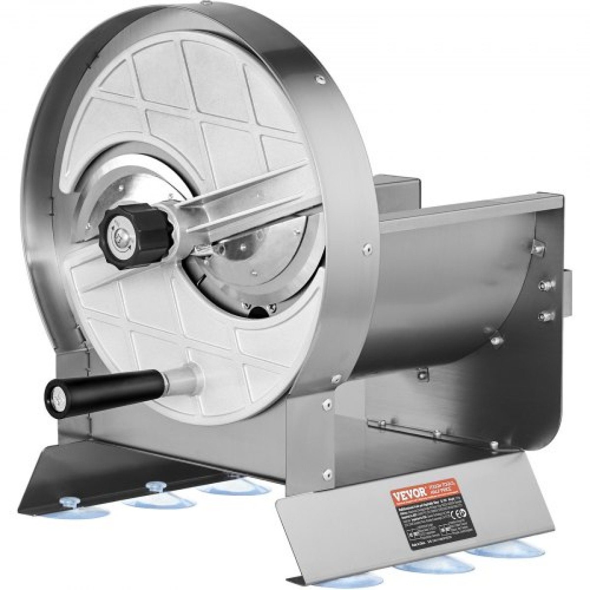 VEVOR Manual Vegetable Fruit Slicer, 0-0,5"/0-12mm Thickness Adjustable Commercial Slicer Machine, Food Cutter Machine από ανοξείδωτο ατσάλι με 2 ανταλλακτικές λεπίδες, για πατάτα, αγγούρι, λεμόνι, ντομάτα