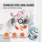 VEVOR Manual Vegetable Fruit Slicer, 0-0,5"/0-12mm Thickness Adjustable Commercial Slicer Machine, Food Cutter Machine από ανοξείδωτο ατσάλι με 2 ανταλλακτικές λεπίδες, για πατάτα, αγγούρι, λεμόνι, ντομάτα