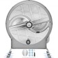 VEVOR Manual Vegetable Fruit Slicer, 0-0,5"/0-12mm Thickness Adjustable Commercial Slicer Machine, Food Cutter Machine από ανοξείδωτο ατσάλι με 2 ανταλλακτικές λεπίδες, για πατάτα, αγγούρι, λεμόνι, ντομάτα