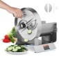 VEVOR Manual Vegetable Fruit Slicer, 0-0,5"/0-12mm Thickness Adjustable Commercial Slicer Machine, Food Cutter Machine από ανοξείδωτο ατσάλι με 2 ανταλλακτικές λεπίδες, για πατάτα, αγγούρι, λεμόνι, ντομάτα