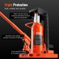 VEVOR Hydraulic Toe Jack, 5 Ton/4536 kg On Toe Jack Lift, 10 Ton/9072 kg Χωρητικότητα μηχανήματος ανύψωσης στην κορυφή, 0,8-6,8 ίντσες/2-17,3 cm Ύψος δακτύλων, 11,3-17,3 ίντσες/28,7-43,9 ίντσες/28,7-43,9 εκ.