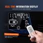 VEVOR Pure Sine Wave Inverter, 3000 Watt, DC 12V to AC 230V Inverter με 2 πρίζες AC 2 θύρα USB 1 θύρα Type-C, οθόνη LCD και τηλεχειριστήριο για μεγάλες οικιακές συσκευές, με πιστοποίηση CE FCC