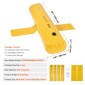 VEVOR Flood Barriers, Sandbag Alternative Flood Bag 4 Pack, Flood Barrier για το σπίτι, Water Barriers για πλημμύρες, Πόρτα, Drive (122 × 25 × 17 cm)