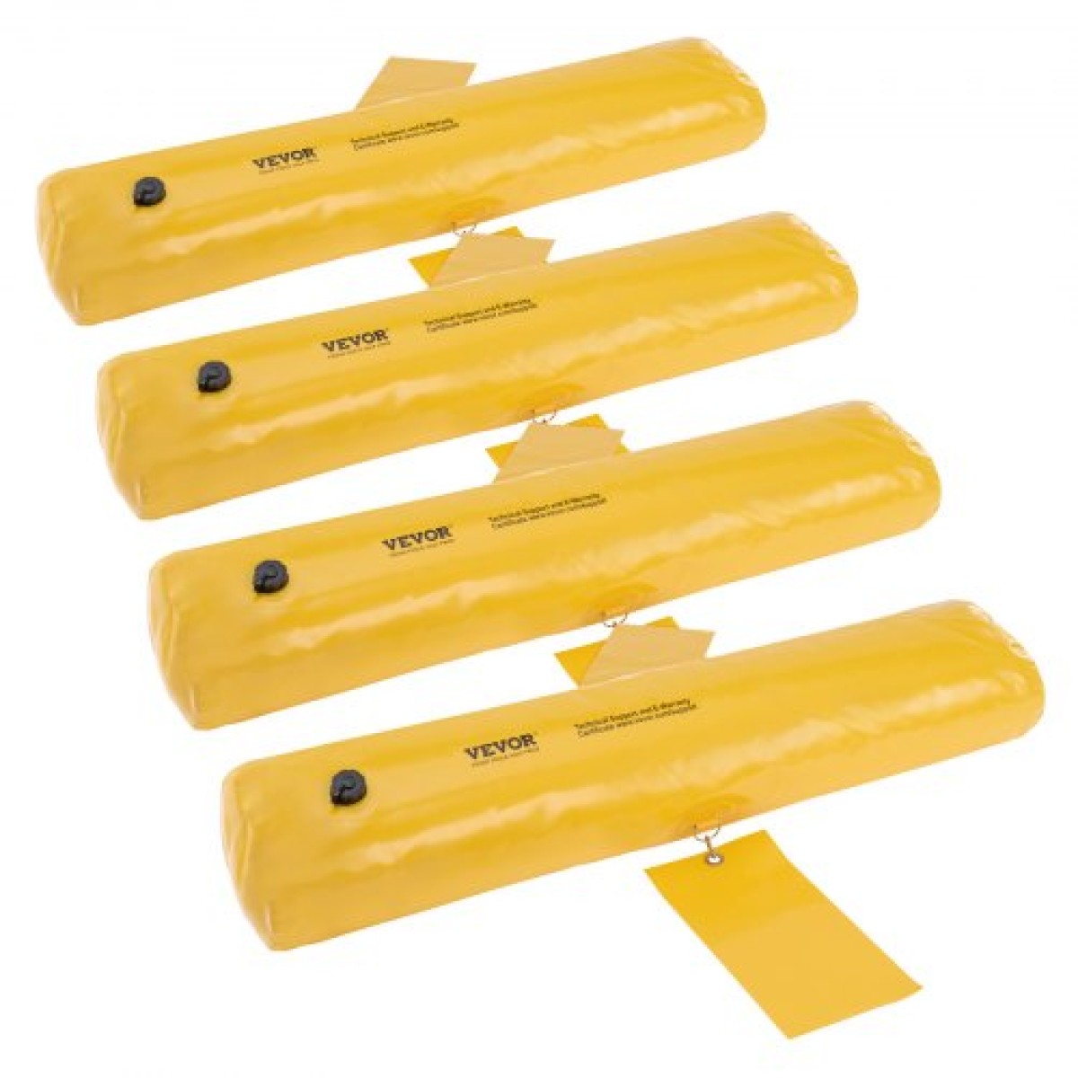 VEVOR Flood Barriers, Sandbag Alternative Flood Bag 4 Pack, Flood Barrier για το σπίτι, Water Barriers για πλημμύρες, Πόρτα, Drive (122 × 25 × 17 cm)