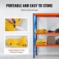 VEVOR Flood Barriers, Sandbag Alternative Flood Bag 4 Pack, Flood Barrier για το σπίτι, Water Barriers για πλημμύρες, Πόρτα, Drive (122 × 25 × 17 cm)