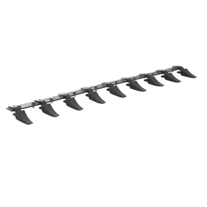 VEVOR Bucket Tooth Bar, 72'', Heavy Duty Tractor Bucket 9 Teeth Bar for Loader Tractor Skidsteer, 4560 lbs Load-Bearing Capacity Bolt On Design, για αποτελεσματική εκσκαφή εδάφους και προστασία του κάδου