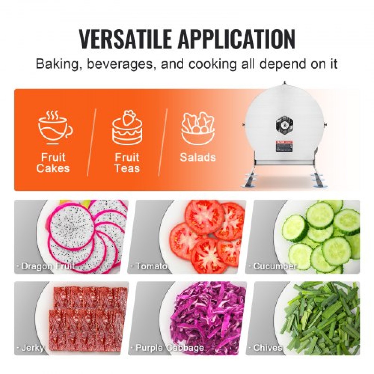 VEVOR Electric Vegetable Slicer, 0-0,5"/0-12mm Thickness Adjustable Commercial Slicer Machine, Μετατρέψιμο σε χειροκίνητο, Μηχάνημα κοπής τροφίμων από ανοξείδωτο χάλυβα, για πατάτες, λεμόνι, ντομάτα, μήλο
