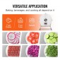 VEVOR Electric Vegetable Slicer, 0-0,5"/0-12mm Thickness Adjustable Commercial Slicer Machine, Μετατρέψιμο σε χειροκίνητο, Μηχάνημα κοπής τροφίμων από ανοξείδωτο χάλυβα, για πατάτες, λεμόνι, ντομάτα, μήλο