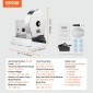VEVOR Electric Vegetable Slicer, 0-0,5"/0-12mm Thickness Adjustable Commercial Slicer Machine, Μετατρέψιμο σε χειροκίνητο, Μηχάνημα κοπής τροφίμων από ανοξείδωτο χάλυβα, για πατάτες, λεμόνι, ντομάτα, μήλο