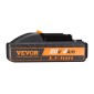 VEVOR 20V 4.0Ah μπαταρία ιόντων λιθίου - Αντικατάσταση μπαταρίας υψηλής χωρητικότητας για μπαταρίες ηλεκτρικών εργαλείων, συμβατή με ηλεκτρικά εργαλεία μπαταρίας 20 V
